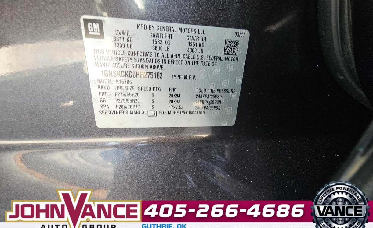 2017 Chevrolet Tahoe Premier