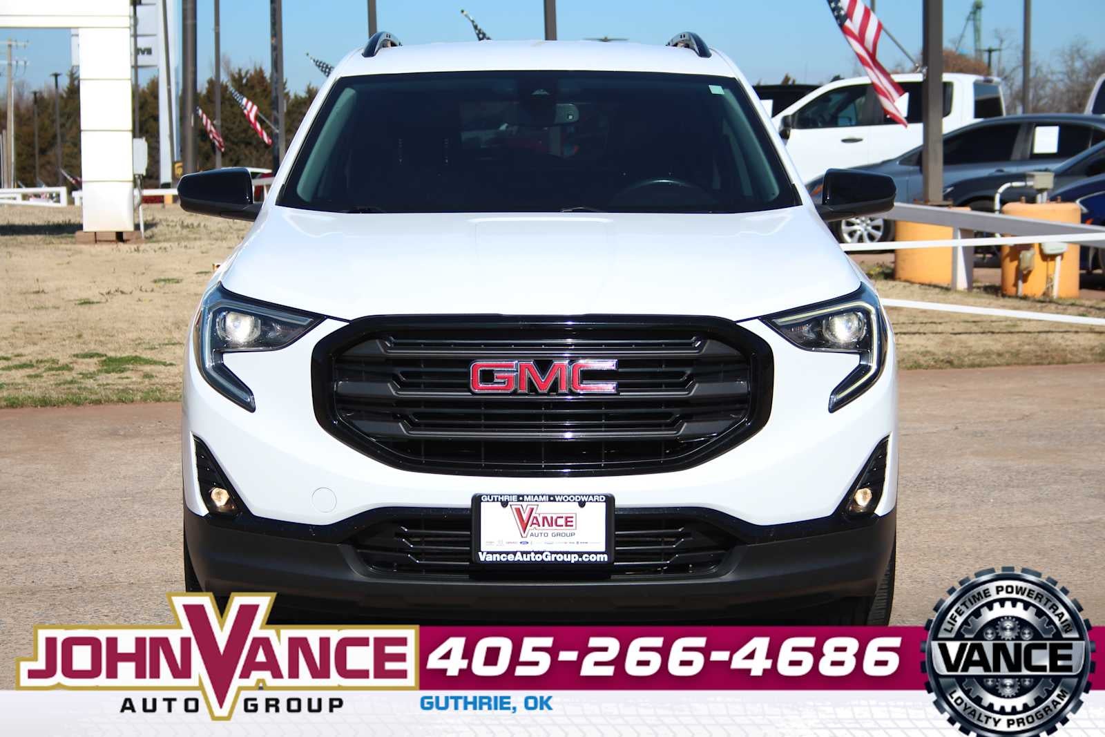 Used 2020 GMC Terrain SLT with VIN 3GKALPEV4LL215112 for sale in Guthrie, OK
